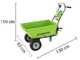 Greenworks G40GC Garden Cart - Carriola elettrica a batteria 40V 4Ah