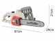 Ikra IECS 2240 TF - Elettrosega da 2200 W - Lama da 40cm