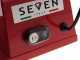 Seven Italy PS 250 PRO Rossa - Affettatrice con lama da 250 mm - affilatoio compreso - 180 Watt