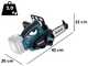 Makita DUC122ZK LXT - Elettrosega a batteria - Lama da 11.5cm - SENZA BATTERIA E CARICABATTERIA