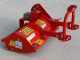 Trinciaerba per trattore Fu Top 112 M - Serie leggera - Spostamento manuale
