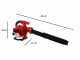 GeoTech BB250EVO - Soffiatore per foglie a scoppio motore 2 tempi