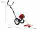 GeoTech-Pro WBC-P 540 - Decespugliatore a ruote a miscela a spinta