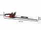 Einhell GE-CH 18/60 Li - Tagliasiepi a batteria litio 18V/2.5Ah - Lama da 67 cm 
