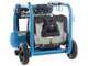 ABAC PORTABLE ROLLCAGE OS20P - Compressore aria elettrico monofase silenziato, oil-less - Motore 2 HP - 9 lt