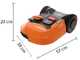 PROMO Worx Landroid M WR141E - Robot rasaerba - Con perimetro - Batteria al litio - M500