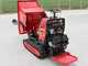 GeoTech-Pro Geoporter 550 DHS Hydro - Motocarriola cingolata cassone dumper idraulico 500Kg - Cambio idrostatico