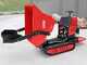 GeoTech-Pro Geoporter 550 DHS Hydro - Motocarriola cingolata cassone dumper idraulico 500Kg - Cambio idrostatico