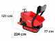 GeoTech-Pro Geoporter 550 DHS Hydro - Motocarriola cingolata cassone dumper idraulico 500Kg