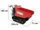 GeoTech-Pro GeoPorter H-540D Hydro - Motocarriola cingolata dumper idraulico 500Kg