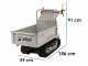 Efco TN 3400 H - Motocarriola cingolata cassone estensibile - Portata 350Kg