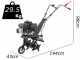 Blackstone TIL-B 360 - Motozappa a scoppio a benzina da 150cc - 5 HP