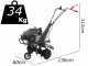 Blackstone TIL-B 560 - Motozappa a scoppio a benzina da 161cc - 5.5 HP