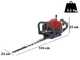 Efco TG 2460 P - Tagliasiepi a scoppio con lama da 60 cm - 21,7 cc