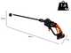 Worx WG620E 20V Lithium - Pistola idropulitrice a pressione - 25 Bar - 120 l/h