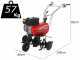 Efco MZ 2075 RKS - Motozappa a benzina 6 HP - Emak K 800 HT OHV da 182cc