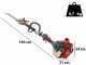 Efco DS 2410 H - Tagliasiepi a scoppio su asta di prolunga - Lama da 50 cm