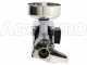 Reber 9000NP - Passapomodoro N.5 INOX - Motore ad induzione professionale da 1200 W - Motoriduttore con ingranaggi in acciaio