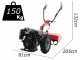 Ginko R710 - Motocoltivatore diesel - Loncin D404F - 11HP