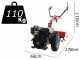 Ginko 706 - Motocoltivatore diesel - Loncin D350F - 8HP