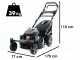 BlackStone SP4X 510 - Tagliaerba a scoppio - Con ruote pivotanti