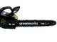 Greenworks GD40CS18 - Elettrosega 40V - SENZA BATTERIA e CARICABATTERIA