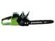 Greenworks GD40CS18 - Elettrosega 40V - SENZA BATTERIA e CARICABATTERIA