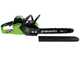 Greenworks GD40CS18 - Elettrosega 40V - SENZA BATTERIA e CARICABATTERIA