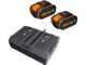 Worx WG779E.1 - Tagliaerba a batteria 2x20V/4Ah + in omaggio 2x20V/4Ah - Taglio 34 cm