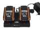 Worx WG779E.1 - Tagliaerba a batteria 2x20V/4Ah + in omaggio 2x20V/4Ah - Taglio 34 cm
