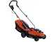 Black &amp; Decker BCMW33184L2-QW - Tagliaerba a batteria 2x18V/4Ah + in omaggio batteria 18V 2Ah - Taglio 33 cm