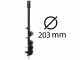 Punta da 203mm per trivella a trattore BlackStone 