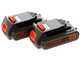 Black &amp; Decker BCMW3318L2-QW - Tagliaerba a batteria 2x18V/2.5Ah + in omaggio batteria 18V 2Ah - Taglio 33 cm