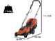 Black &amp; Decker BCMW3318L2-QW - Tagliaerba a batteria 2x18V/2.5Ah + in omaggio batteria 18V 2Ah - Taglio 33 cm