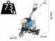 AGT 6500 - Motozappa a benzina 5.5 HP - Honda GP160 163cc - cambio marce 2+1 retromarcia