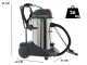 Lavor Windy 378 IR - Aspirapolvere aspiraliquidi - Fusto INOX ribaltabile