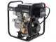 BlackStone BD 8000ES - Motopompa diesel avviamento elettrico - Raccordi 80 mm