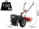 Ginko R710 EKO - Motocoltivatore diesel - Kohler KD15-440 - 11HP