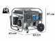 BlackStone BG 6050 - Generatore di corrente carrellato a benzina con AVR 4.3 kW - Continua 4 kW Monofase