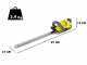 Karcher HGE 18-50 - Tagliasiepi a batteria 18V/2.5Ah - Lama da 50 cm
