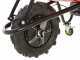Geotech CAR 150T - Carriola elettrica a batteria 40V 6Ah con ruote traktor