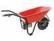 Geotech CAR 150T - Carriola elettrica a batteria 40V 6Ah con ruote traktor