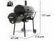 Royal Food CB 650-2 - Barbecue e affumicatore a carbone