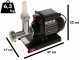 Reber N.3 9600N-8410N - Torchio per pasta con motore elettrico ad induzione 450W