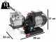 Reber 9601N-8900N - Grattugia elettrica N.5 - 500W - Motore a induzione
