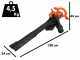 Black &amp; Decker BEBLV260 - Soffiatore aspiratore elettrico 3in1