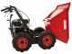 GeoTech-Pro GEOTRAK 400 - Motocarriola 4x4 con cassone dumper 400Kg