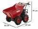 GeoTech-Pro GEOTRAK 400 - Motocarriola 4x4 con cassone dumper 400Kg