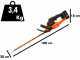 Black &amp; Decker BCHTS3625L1 - Tagliasiepi a batteria 36V/2.5Ah - Lama da 55 cm