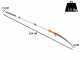 GeoTech STP-250 - Segaccio su asta di prolunga - 155-250cm
